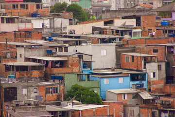 Fototapeta premium Favelas sao paulo brazil