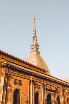 Mole Antonelliana museum building, the symbol of Turin