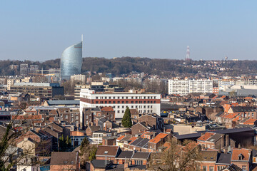 La cité ardente vue du ciel