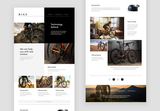 Universal Newsletter Template For Sport Products