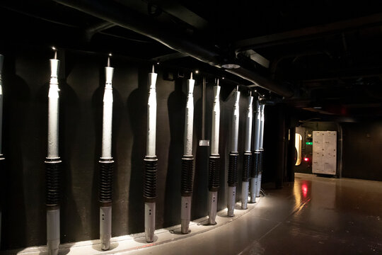 Inside Of The USS Alabama Battleship At USS Alabama Battleship Memorial Park In Mobile Alabama USA