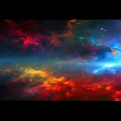 colorful galaxy background