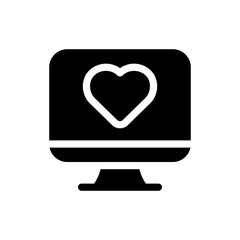 computer glyph icon