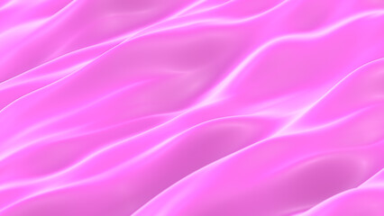 Abstract pink color wave background 3d rendering
