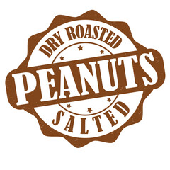 Peanuts label or stamp