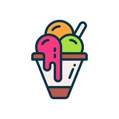 ice cream icon for your website, mobile, presentation, and logo design.