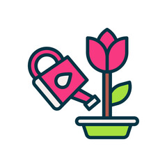 watering can icon for your website, mobile, presentation, and logo design.