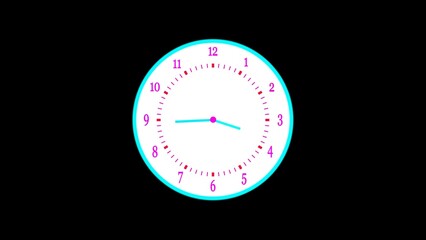 abstract beautiful analog clock illustration background 