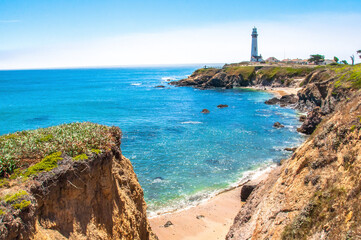 Fototapeta na wymiar Coastal California Lighthouse