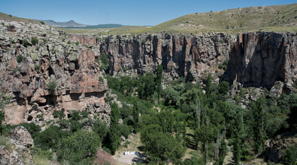 Fototapeta na wymiar Canyon in Ihlara Valley Cappadocia
