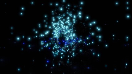 abstract works with reflection and different set of colors