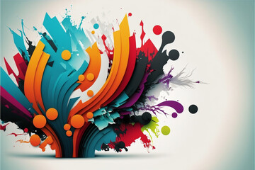 abstract colorful background, thumbnail