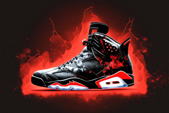 Red and white jordan shoes HD wallpapers | Pxfuel