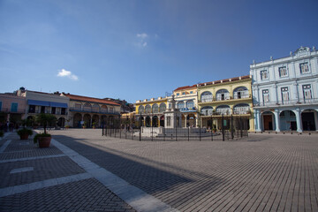 Fototapeta na wymiar plaza de espana city Cuba