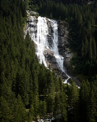 Majestic Mountain Waterfall