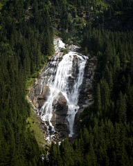 Majestic Mountain Waterfall