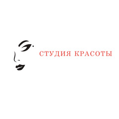 Modern logo for makeup artists. Eye icon with eyebrow correction
