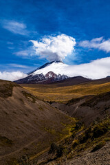 Cotopaxi in eruption