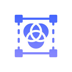 rgb flat gradient icon