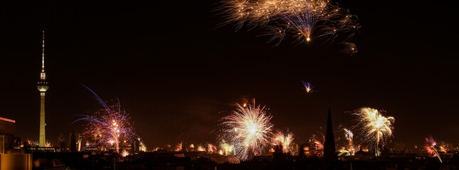 Fototapeta premium New Year Fireworks
