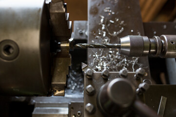 Where parts are made with a lathe