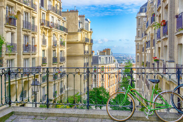 View on Montmartre in Paris, France