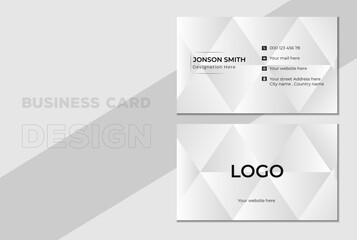  Business Card Template. Creative and Clean Business Card Template. Double-sided Creative Business Card Template .Luxury Business Card. 