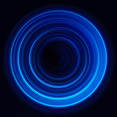 abstract colored circle lines motion blurred