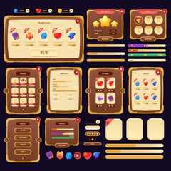 game ui template elegant and colorful © Nor