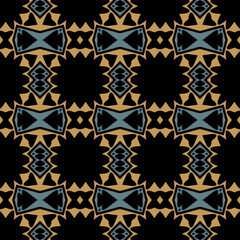 Abstract tileable geometric pattern. A seamless background, vintage texture.	