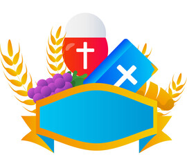 Holy saturday illustration