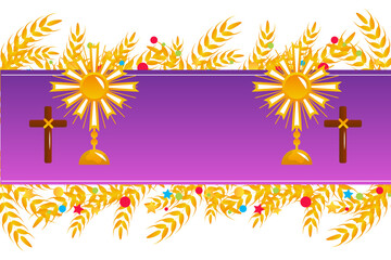 Holy saturday illustration