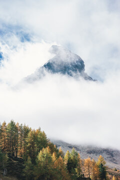 clouds over the Matterhorn