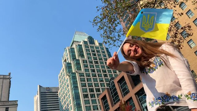 Glory to Ukraine to the Heroes Glory over everything A young woman emigrated to Canada returns to her parents in her hometown