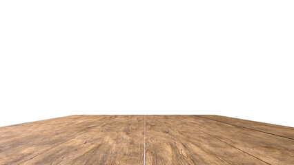 wooden empty table top boards with blurred cloud sky background
