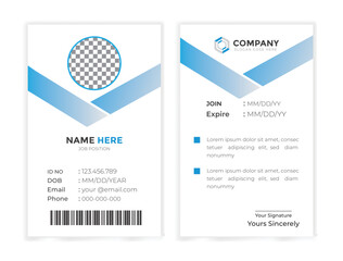 Id card template
