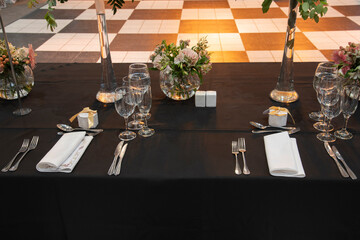 mesa para celebración