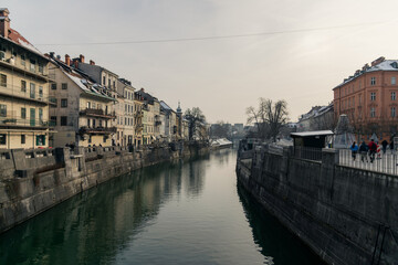 Canal in Ljubljana