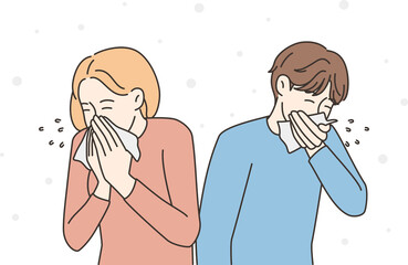 Unhealthy people suffer from cold