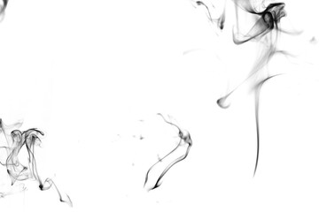 Steam vapor. Blur abstract fog, black smoke or steam mist cloud © Maksym
