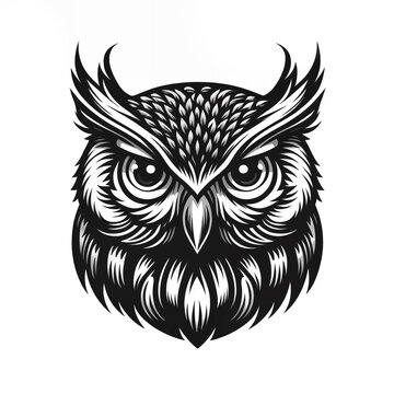 owl in the form of a tattoo