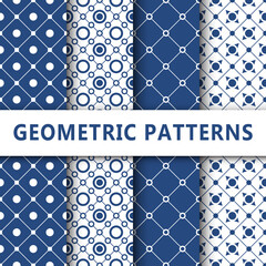 Set draw simple geometric patterns for your fabric and textile