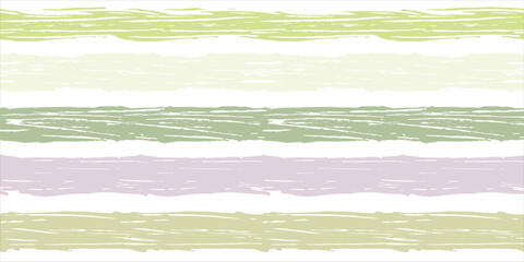 Stripes pattern, spring green striped seamless vector background, grass brush strokes. pastel grunge stripes, watercolor paintbrush line