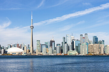 Toronto skyline, view from Centre Island, Toronto, Ontario, Canada