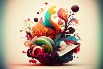 abstract illustration of an background