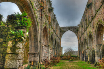L'abbaye de Beauport dans la baie de Paimpol - Bretagne France