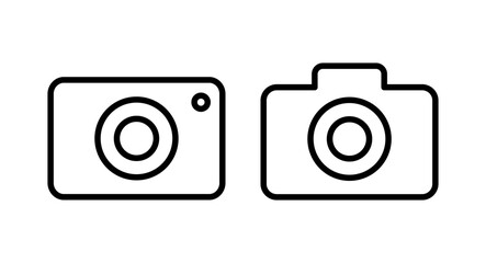 Camera icon vector illustration. photo camera sign and symbol. photography icon.