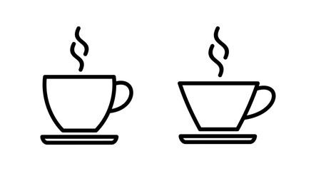 coffee cup icon vector illustration. cup a coffee sign and symbol