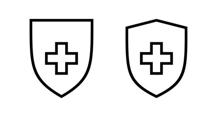 Health insurance icon vector illustration. Insurance document sign and symbol