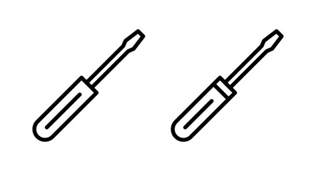 Screwdriver icon vector illustration. tools sign and symbol